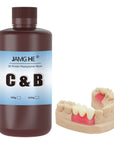 3D Printed Temporary Crowns on Model - Jamghe Resin,
