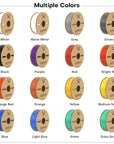 stunning range of vibrant, fade-resistant PLA