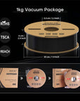 Vacuum-Sealed High-Speed PETG 1kg with Desiccant - Moisture-Protected 3D Printing Material