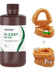3D Printed Dental Crown Patterns ready for casting with Jamghe Castable Resin
