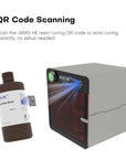 JAMG HE Fast Cure 3D Printing Resin Curing Box - Industrial Grade with QR Code Scan & Large Area