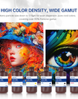 Jamghe UV Ink for Digital Printing – High Adhesion, Instant Curing, Low Odor – Compatible with Epson/Roland/Mimaki Print Heads