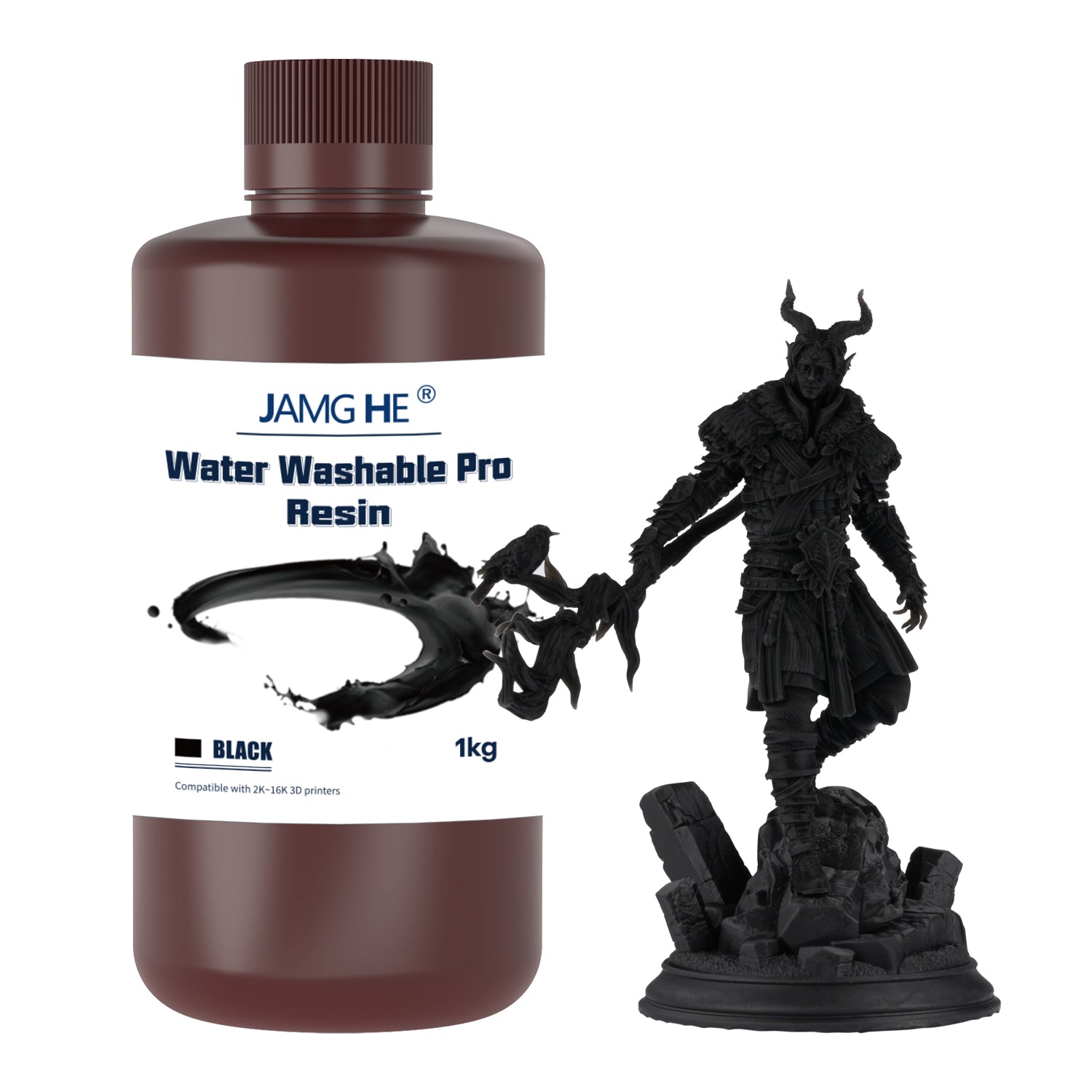 Water Washable 10K Plus 3D Printer Resin (Add 6KG to cart From $27.99 *Each KG)