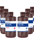 Jamghe UV Ink for Digital Printing – High Adhesion, Instant Curing, Low Odor – Compatible with Epson/Roland/Mimaki Print Heads
