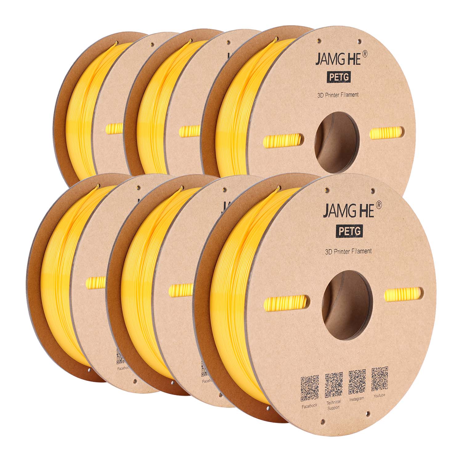 PETG Filament 6kg pack for 3D Printer – JamgHe