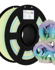 Silk /Matt Rainbow Filament 3D Printer Filament 1KG