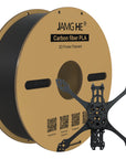 Jamghe 1KG Black Carbon Fiber PLA 3D Printer Filament Spool