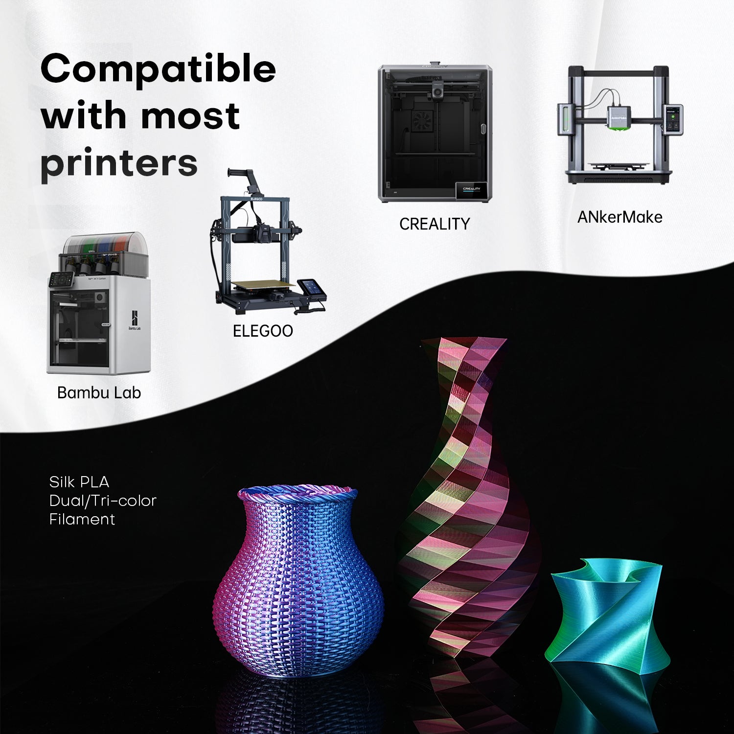 compatibility Bambu Lab/Creality/ELEGÃO /Ankermake /anycubic printers