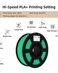 High-Speed PLA Filament 1.75mm (BUY 10KG Only Need $11.99 *Each KG)