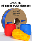 Jamg He High speed PLA+ Filament 10kg pack for 3D Printer(Buy 20KG Get Free Filament Dryer)