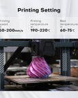 Jamg He Silk PLA Filament 1.75mm 10kg pack for 3D Printer