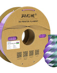 Dual Silk PLA-Purple Red Green