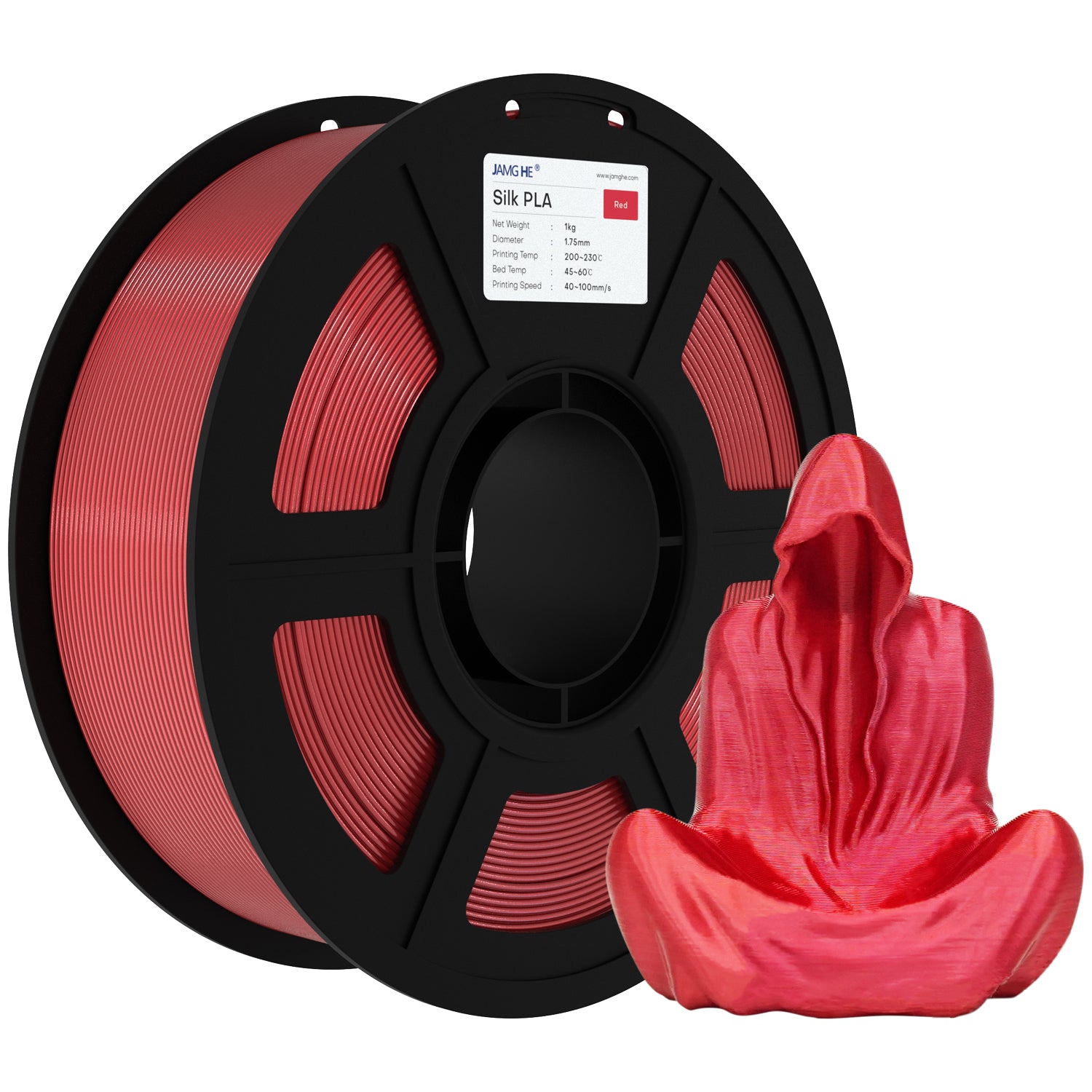 Jamg He Silk PLA Filament  for 3D Printer