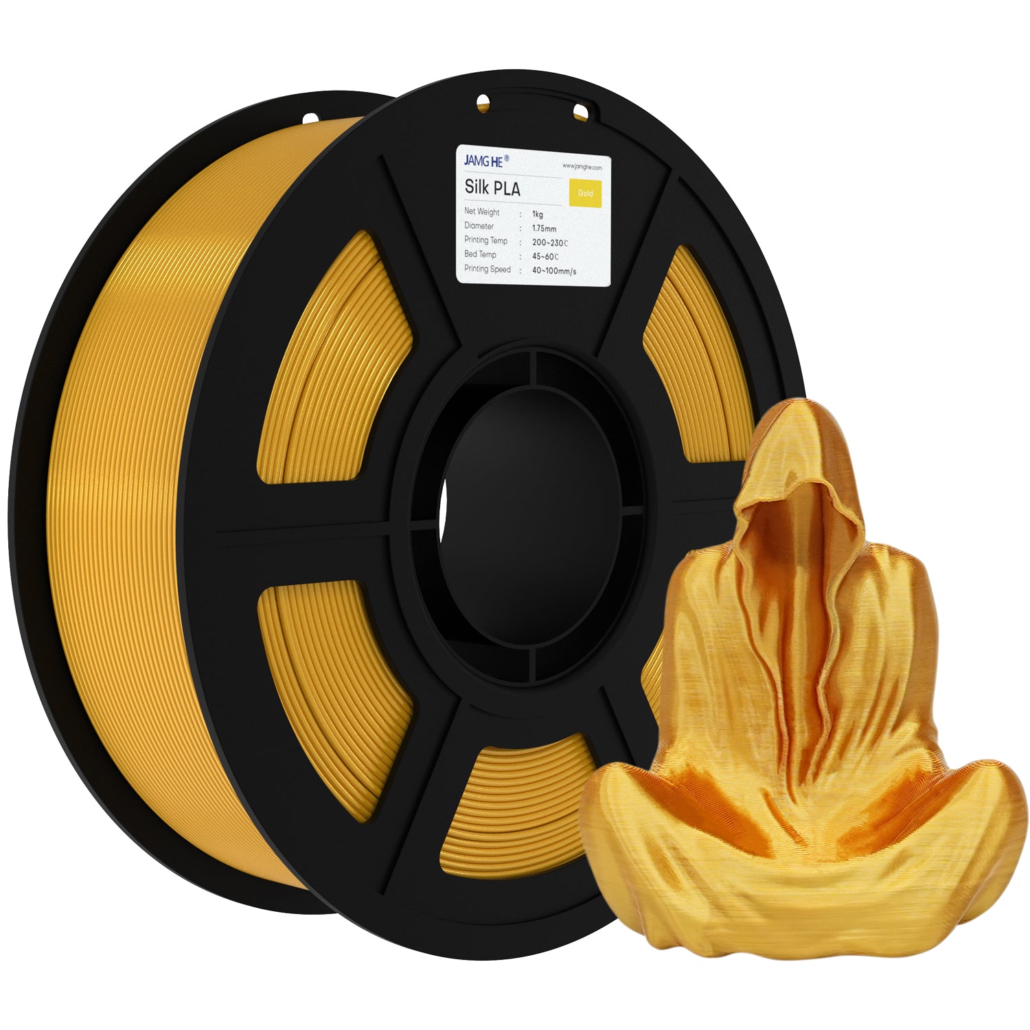 Jamg He Silk PLA Filament  for 3D Printer