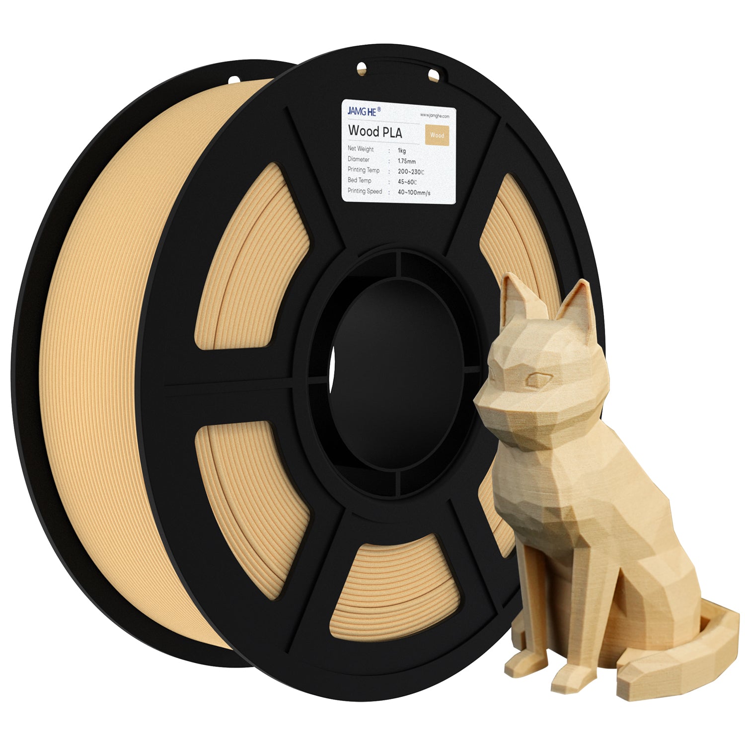 JAMG HE Wood PLA 3D Printer Filament