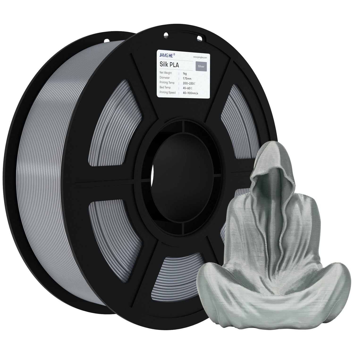 Jamg He Silk PLA Filament  for 3D Printer
