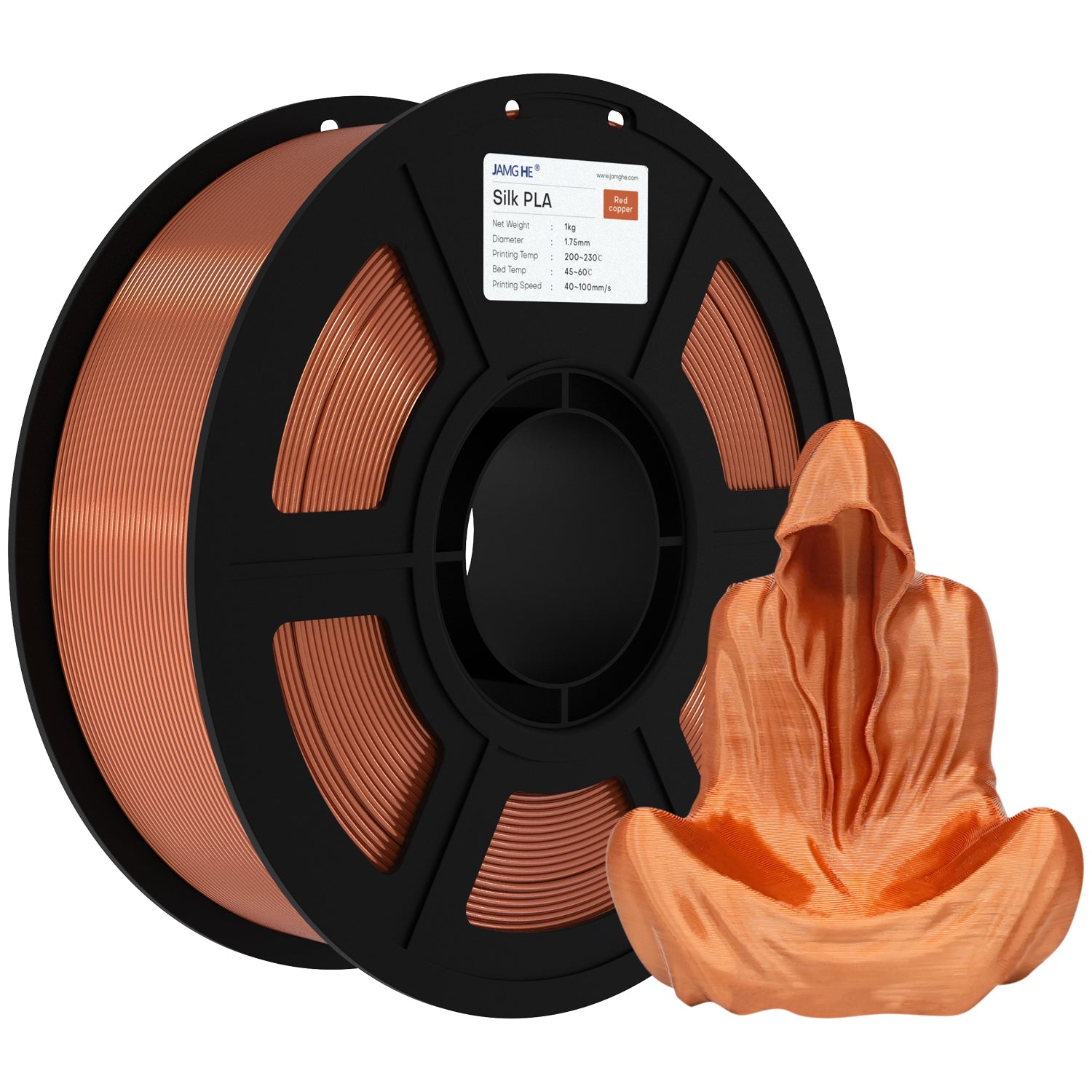 Jamg He Silk PLA Filament  for 3D Printer