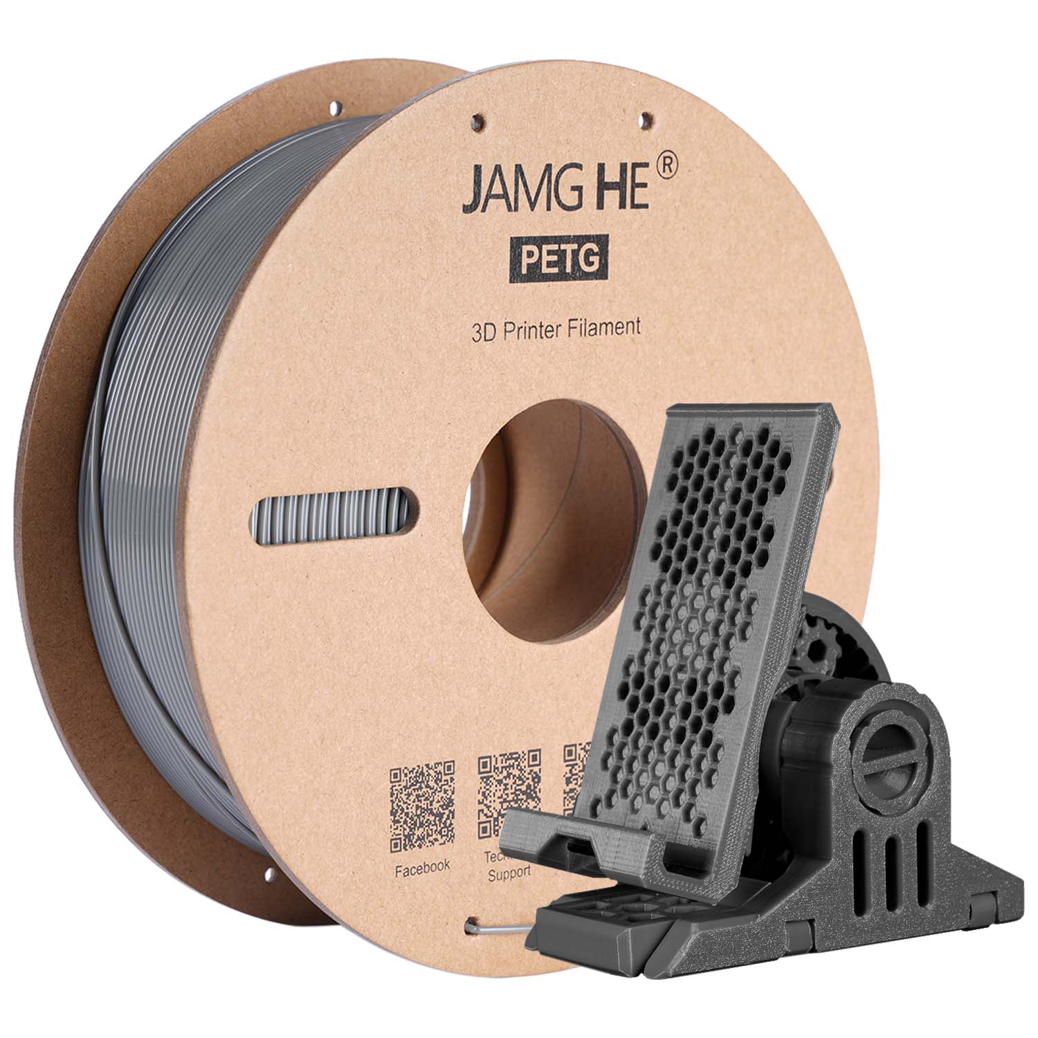  Functional Gear Printed with Jamghe Black PETG Filament, 