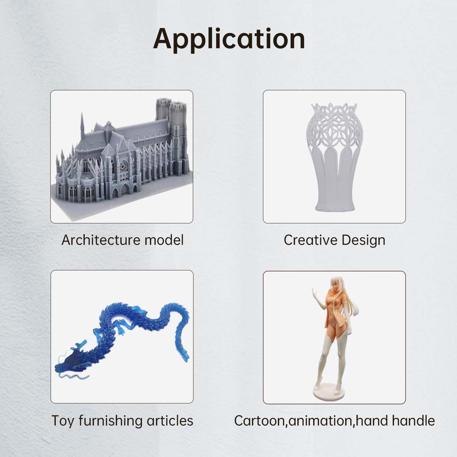 Plant-based photopolymer resin reacts to UV lights at 405nm wavelength and works well with most resin 3d printers or LCD MSLA 3D printer