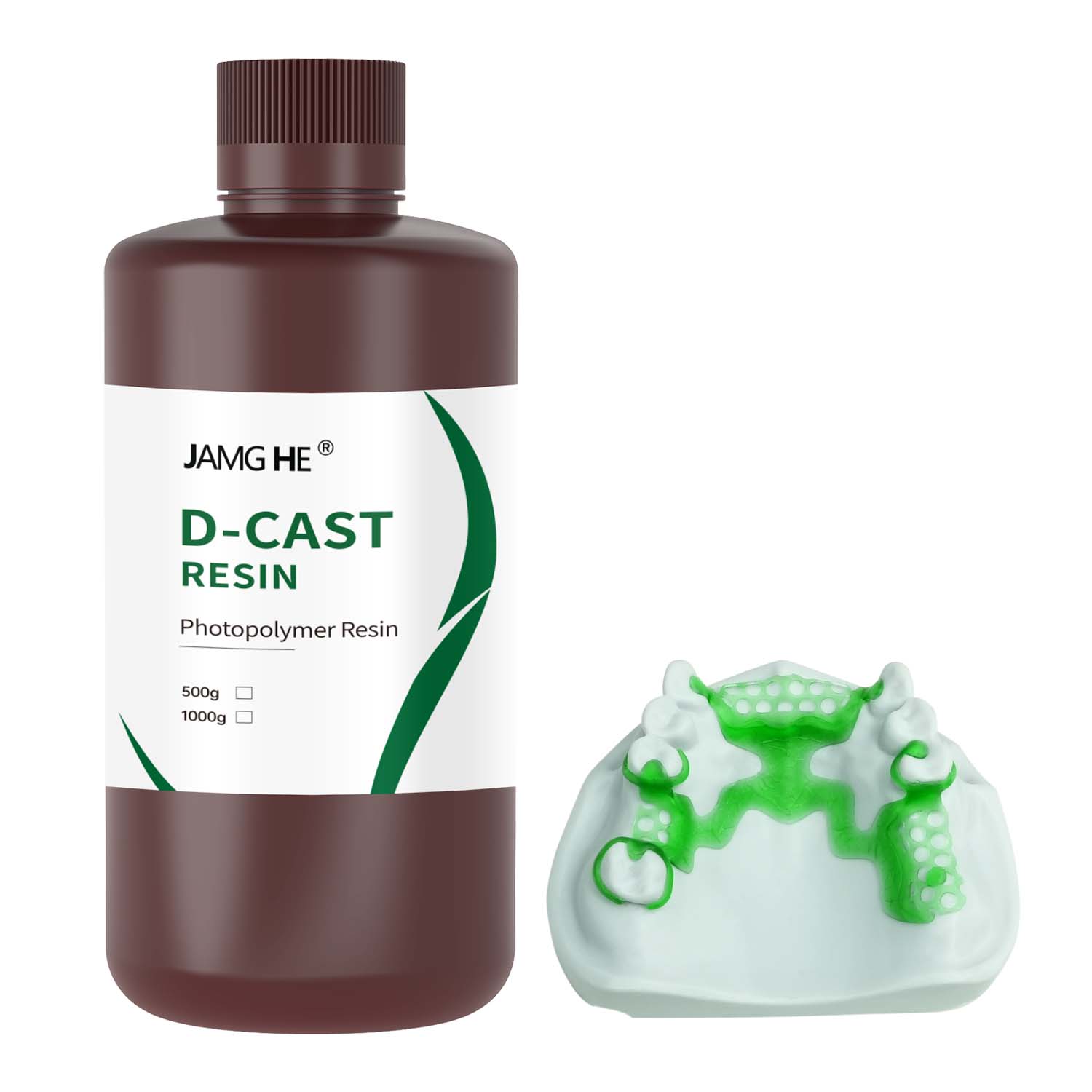 Jamghe Dental Castable Resin Bottle for 3D Printing Crowns and Bridges