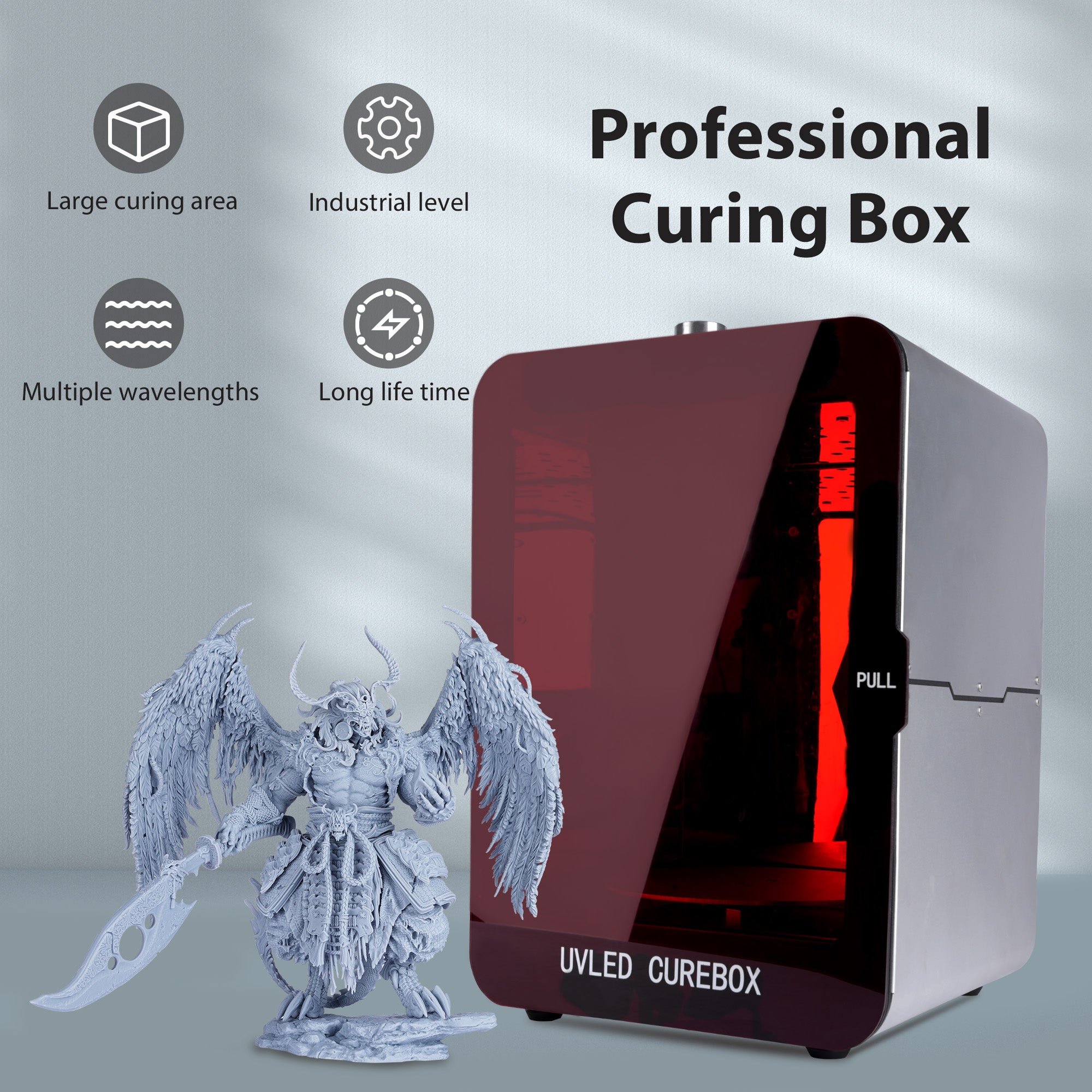 LED Curing Box for Liquid 3D Printing