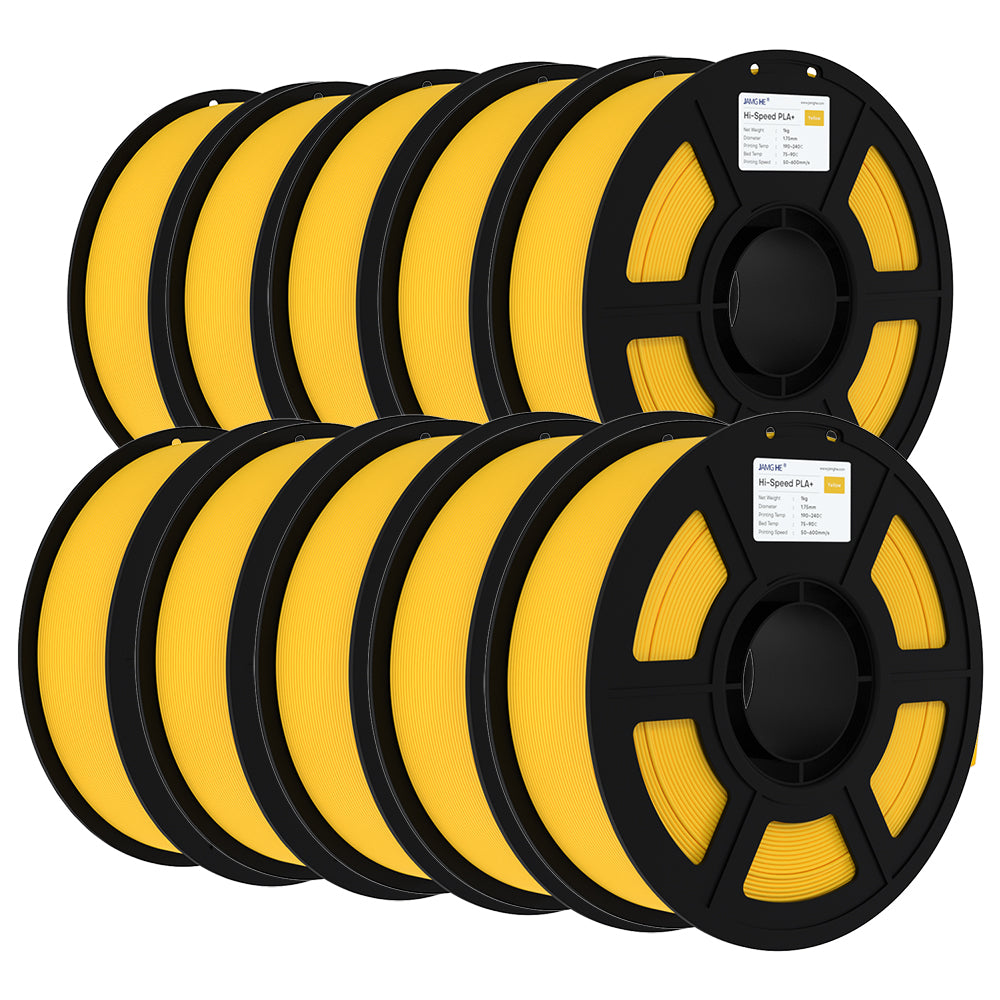 Jamg He High speed PLA+ Filament 10kg pack for 3D Printer(Buy 20KG Get Free Filament Dryer)