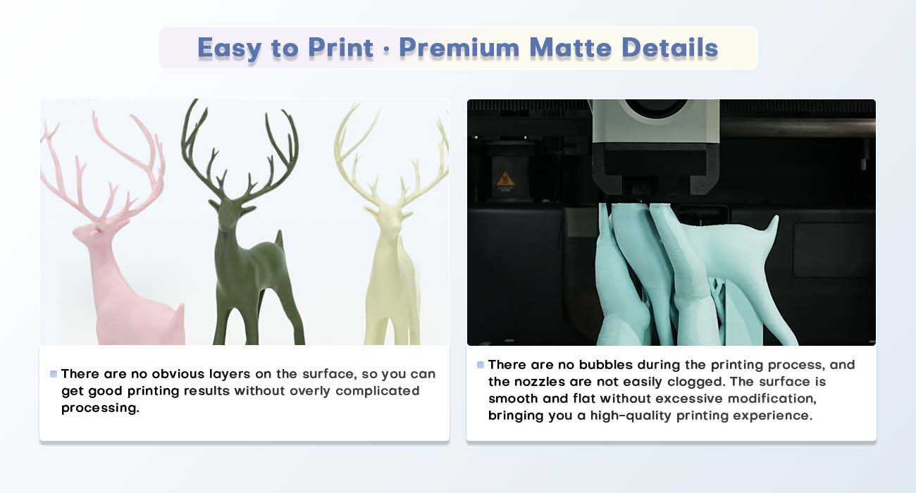 Easy to Print :Premium Matte Details