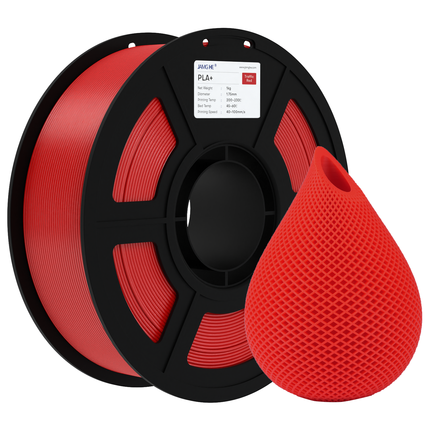 Jamghe Premium PLA Plus Filament 1.75mm (1kg)(BUY 10KG Only Need $9.9 *Each KG)