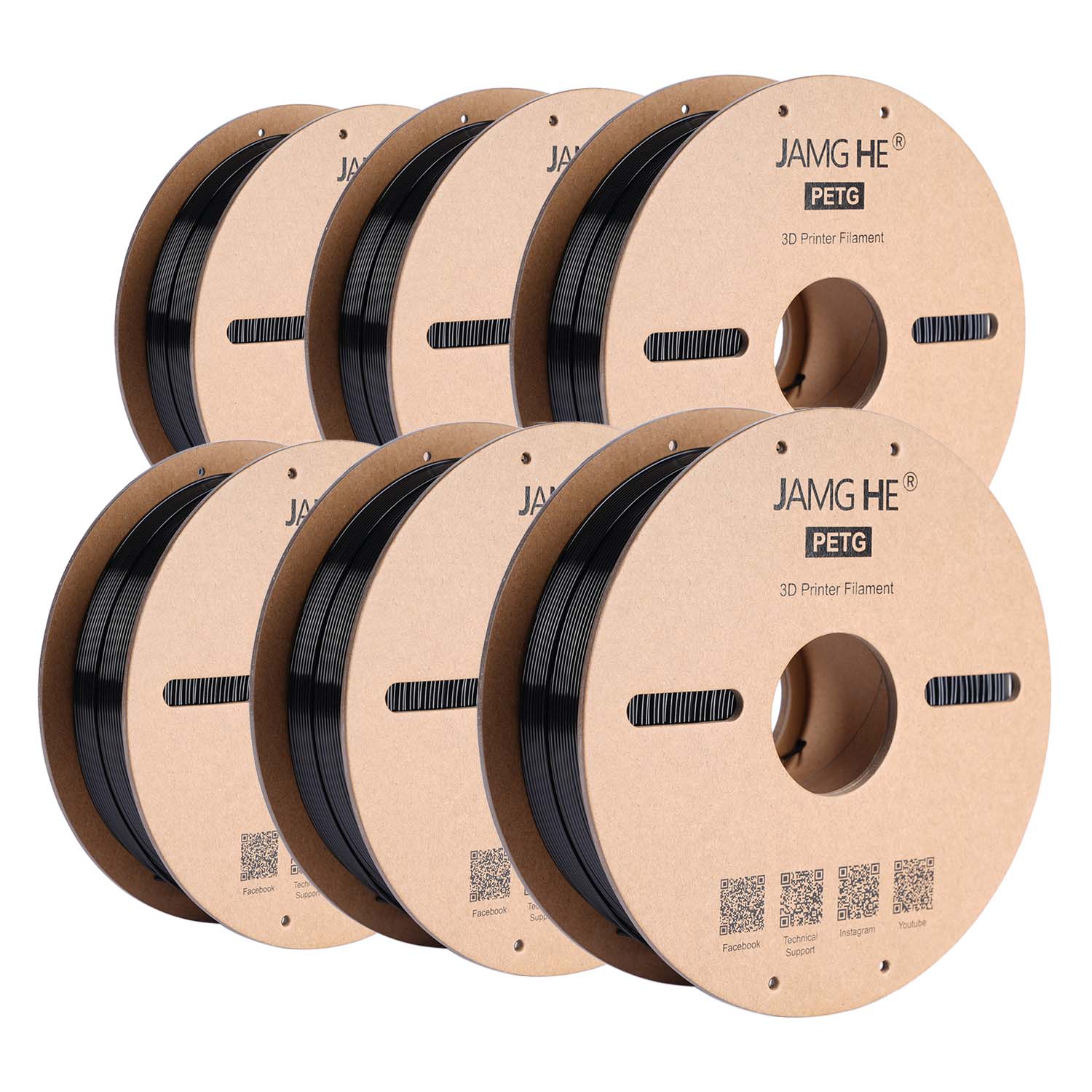 PETG Filament 6kg pack for 3D Printer – JamgHe