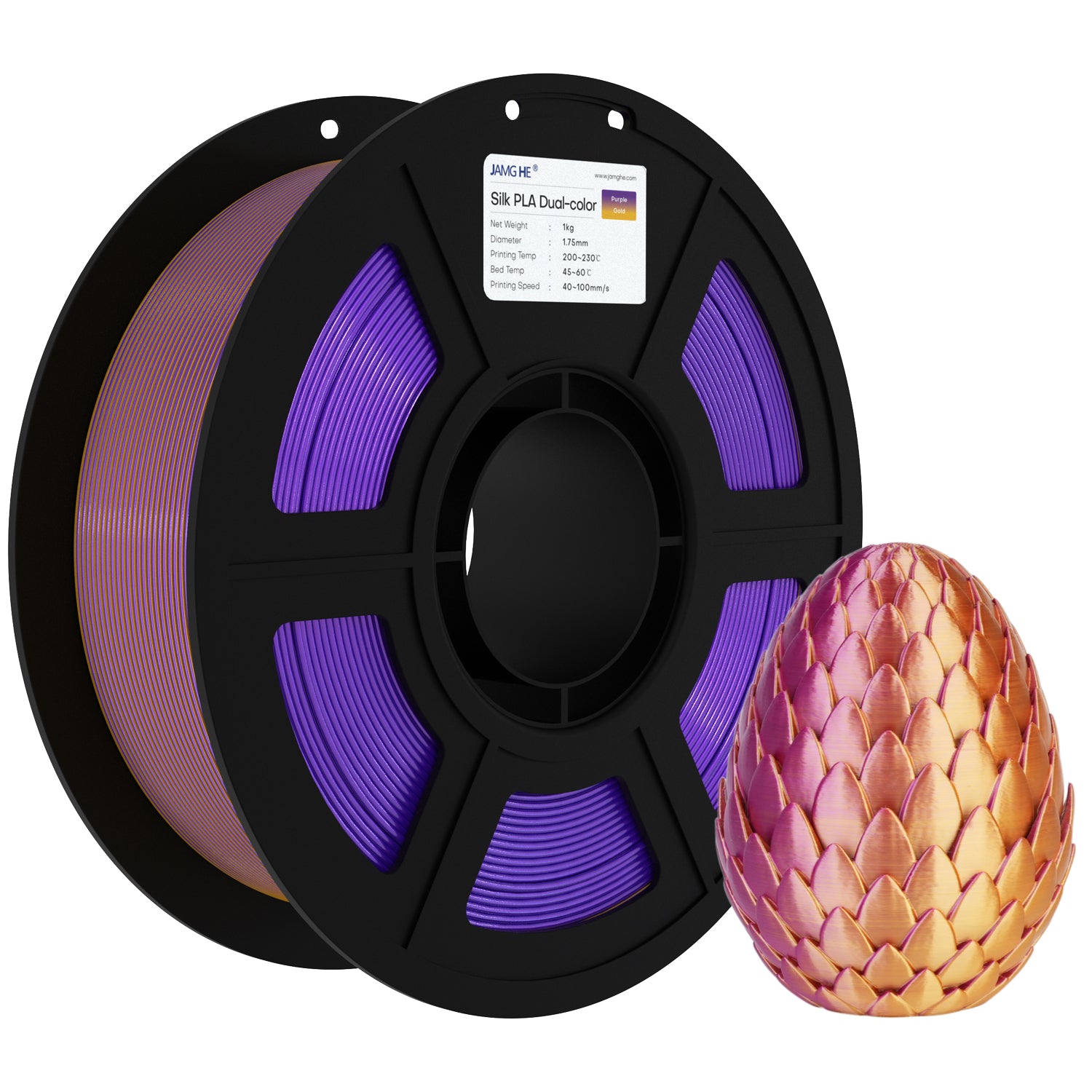 Silk PLA Filament 1.75mm Multi-Color Super Shiny Finish 3D Printer  Filament