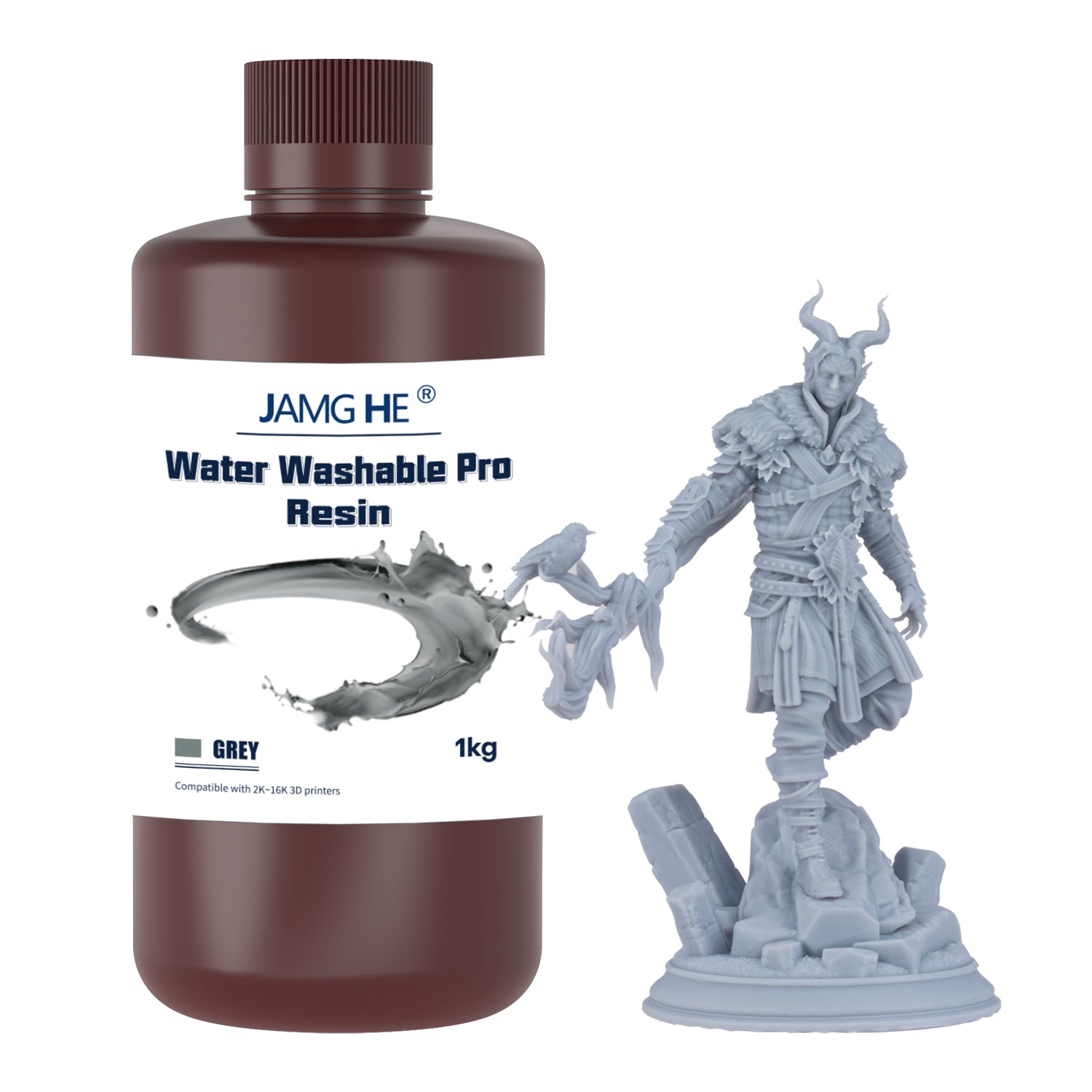 Water Washable 10K Plus 3D Printer Resin (Add 6KG to cart From $27.99 *Each KG)