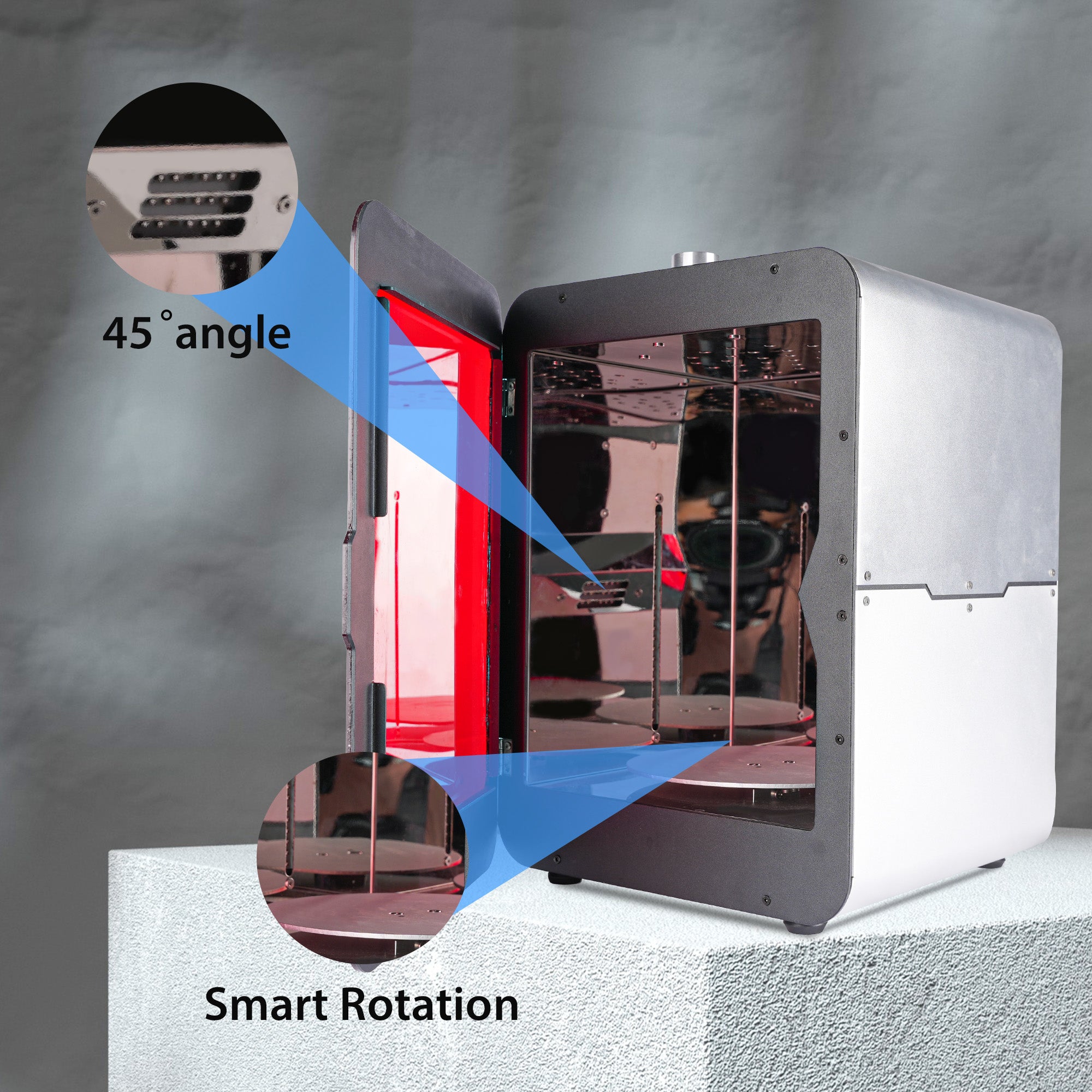 LED Curing Box for Liquid 3D Printing