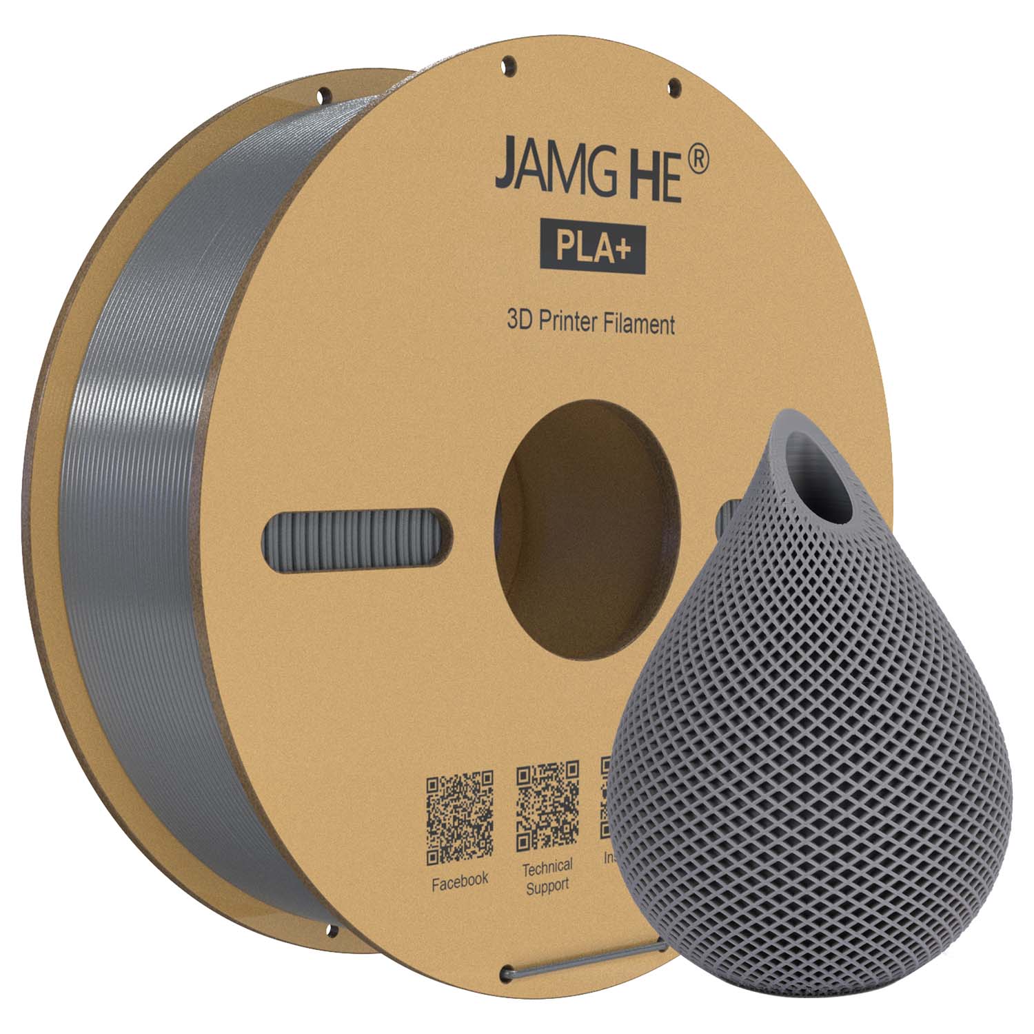 Jamghe Premium PLA Plus Filament 1.75mm (1kg)(BUY 10KG Only Need $9.9 *Each KG)