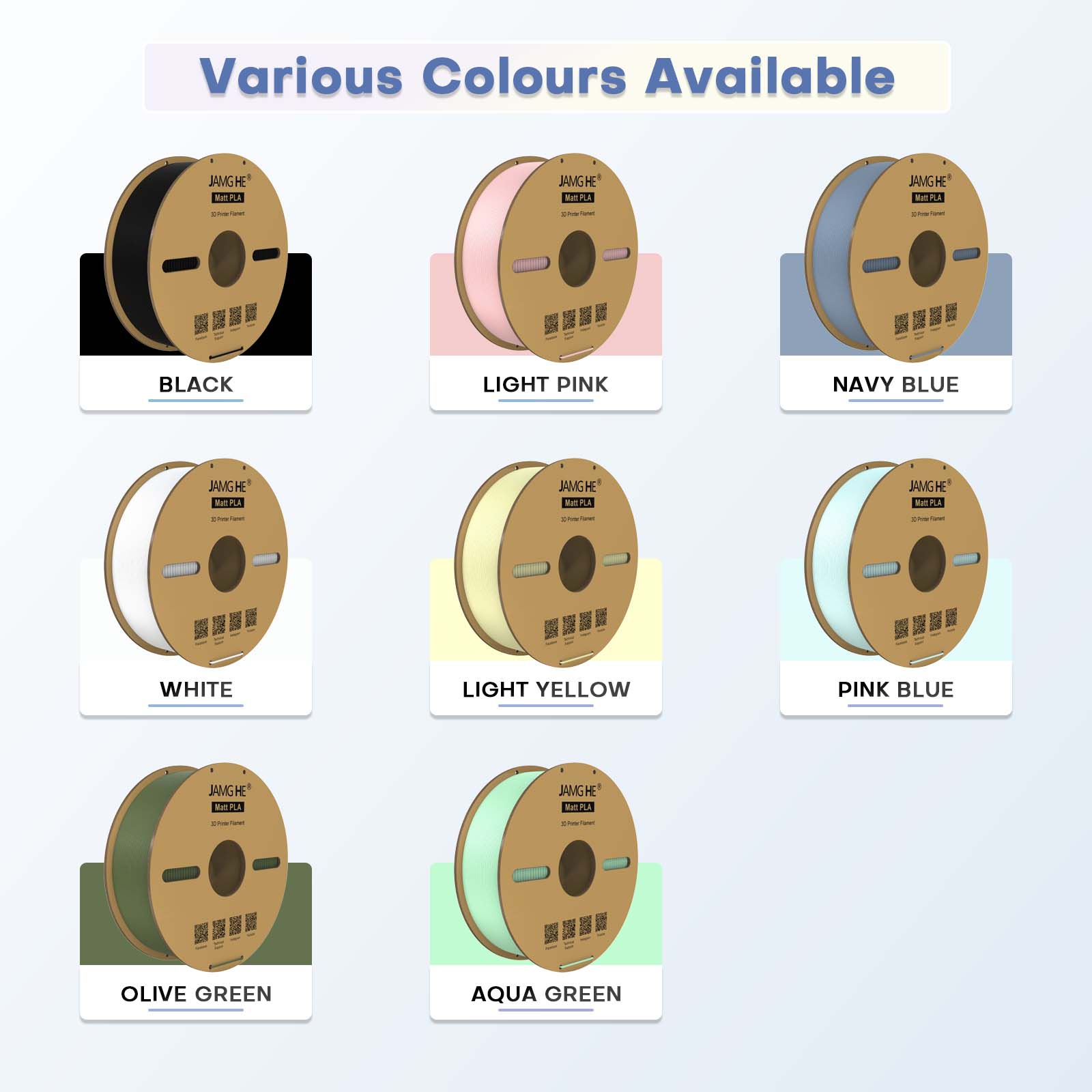 A Palette of Soft, Subtle Colors