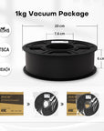 1kg ECO PLA Filament Vacuum Package (20cm×7.6cm×6cm) - ROHS Certified