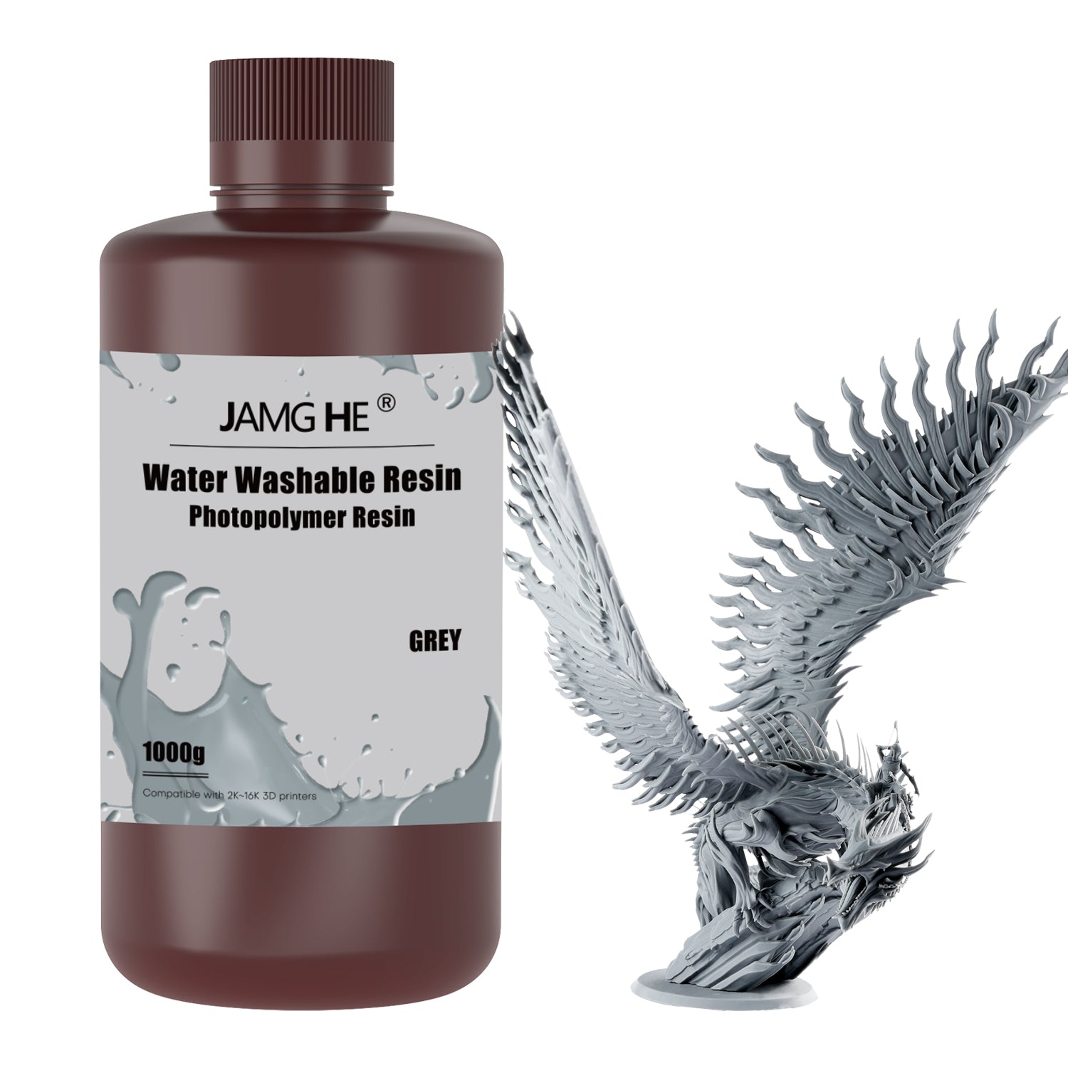 Water Washable 10K Plus 3D Printer Resin (Add 6KG to cart From $27.99 *Each KG)
