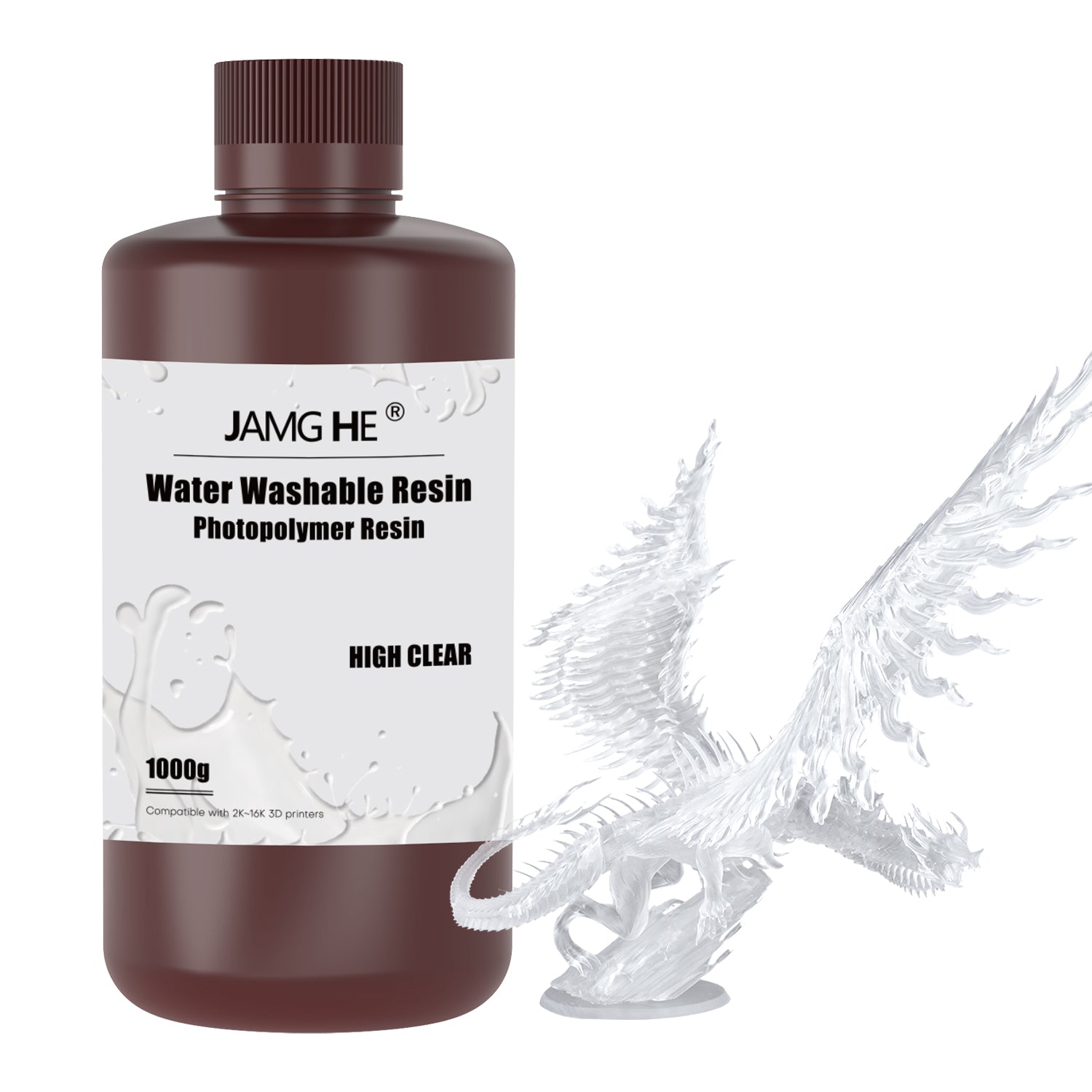 Water Washable 10K Plus 3D Printer Resin (Add 6KG to cart From $27.99 *Each KG)