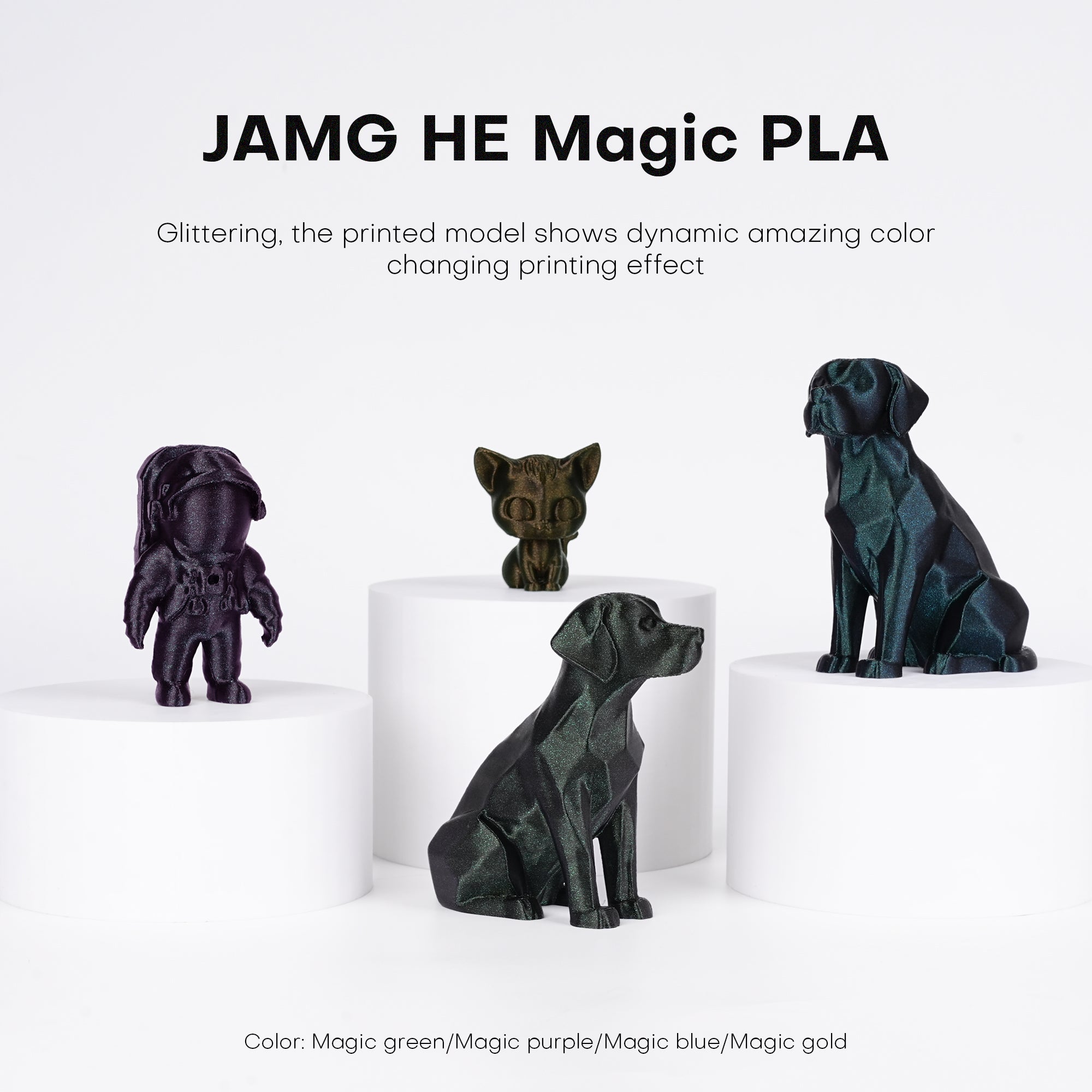 Magic PLA（ Galaxy PLA ） 1.75mm Filament For 3D  Printer 1KG