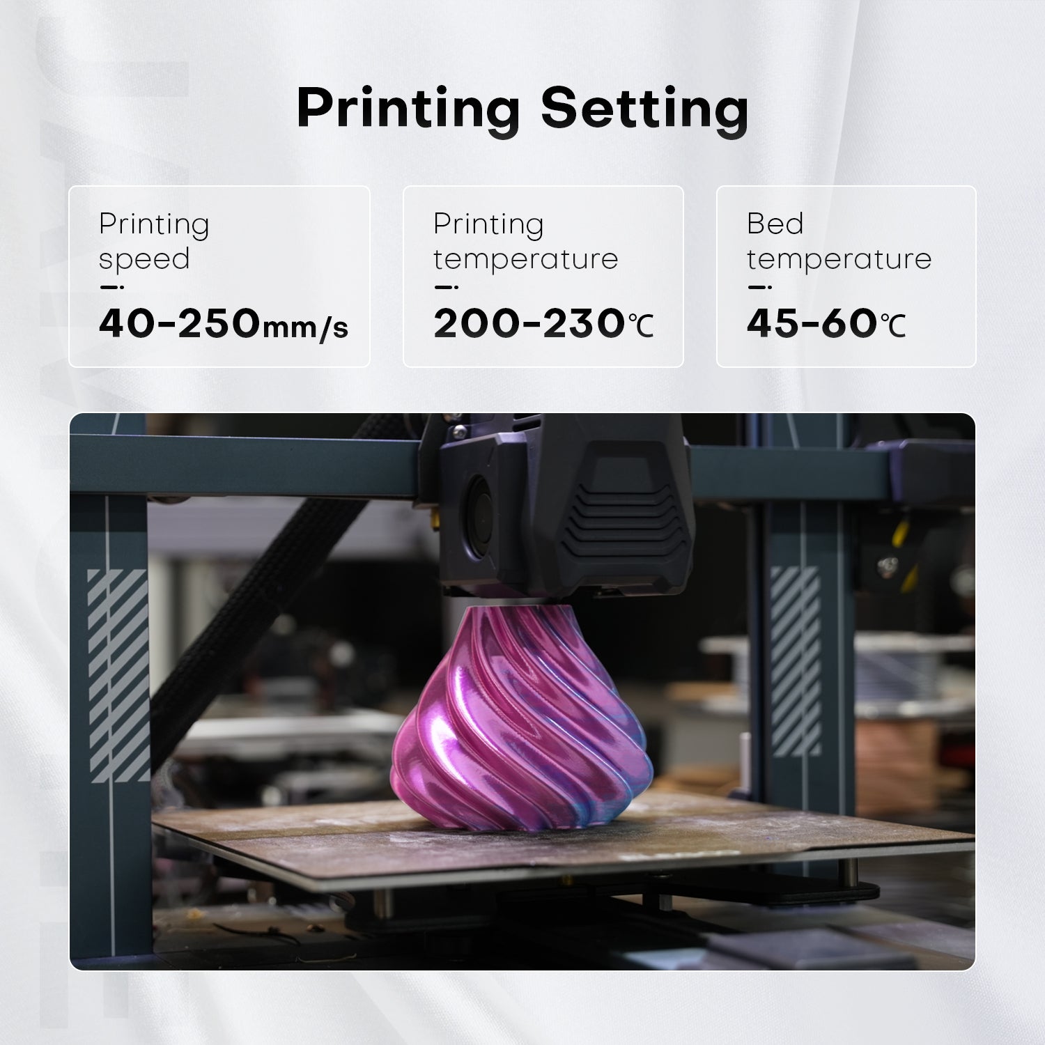 Silk PLA Filament 1.75mm Multi-Color Super Shiny Finish 3D Printer  Filament