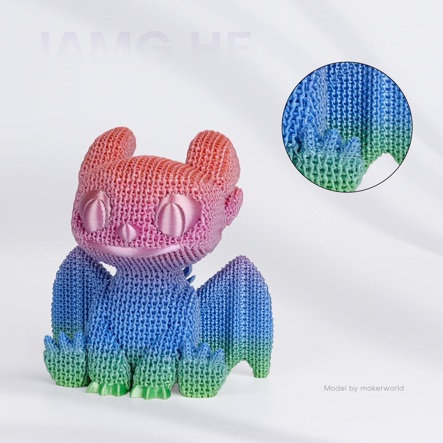 Silk /Matt  Rainbow Filament 3D Printer Filament 1KG
