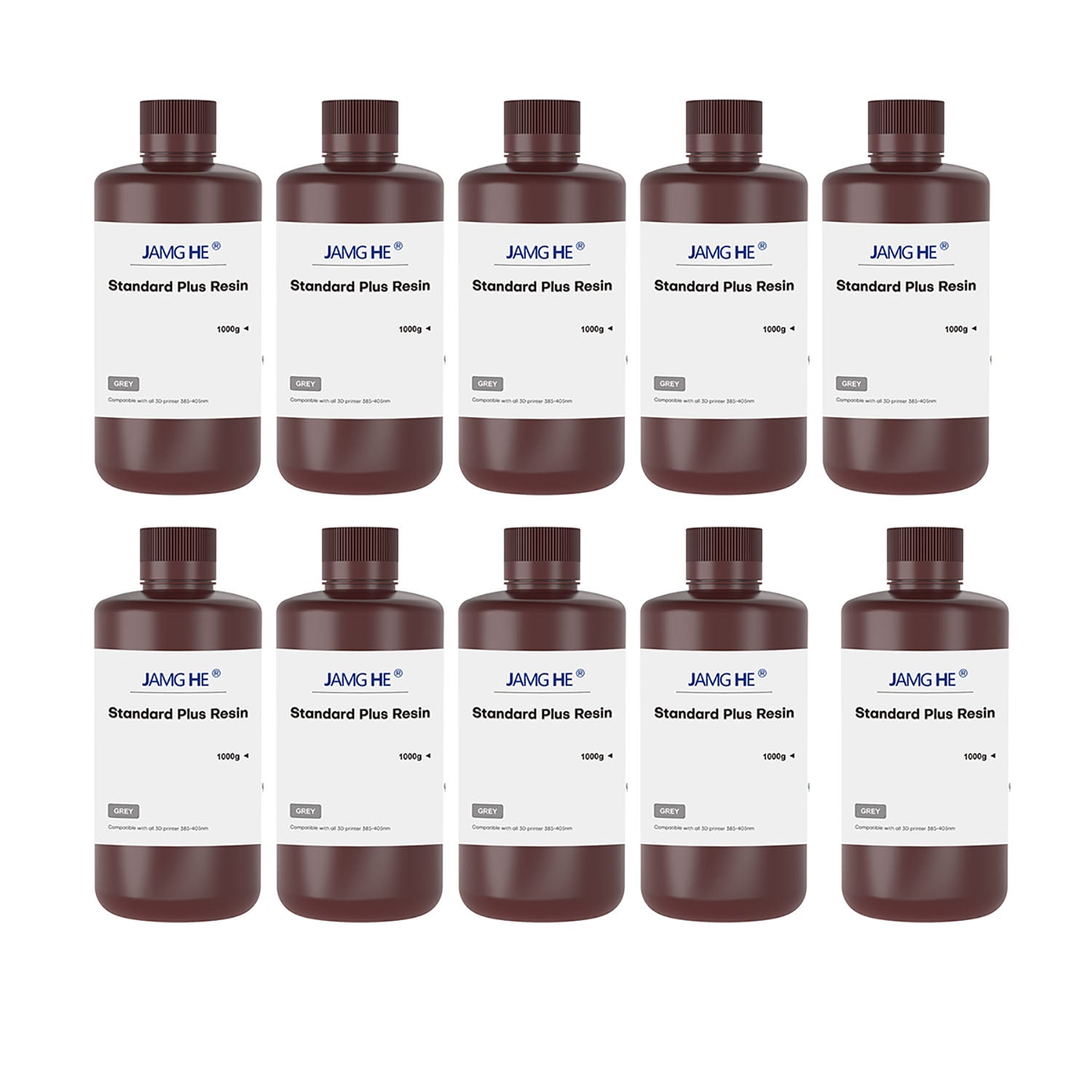 JAMG HE Standard 3D Printer UV Resin 10K Plus  10KG （ONLY USA）