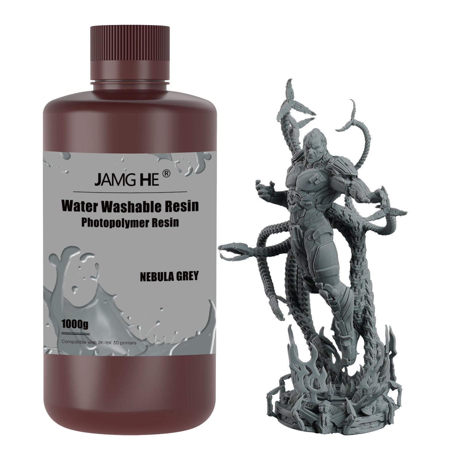 Water Washable 10K Plus 3D Printer Resin (Add 6KG to cart From $27.99 *Each KG)