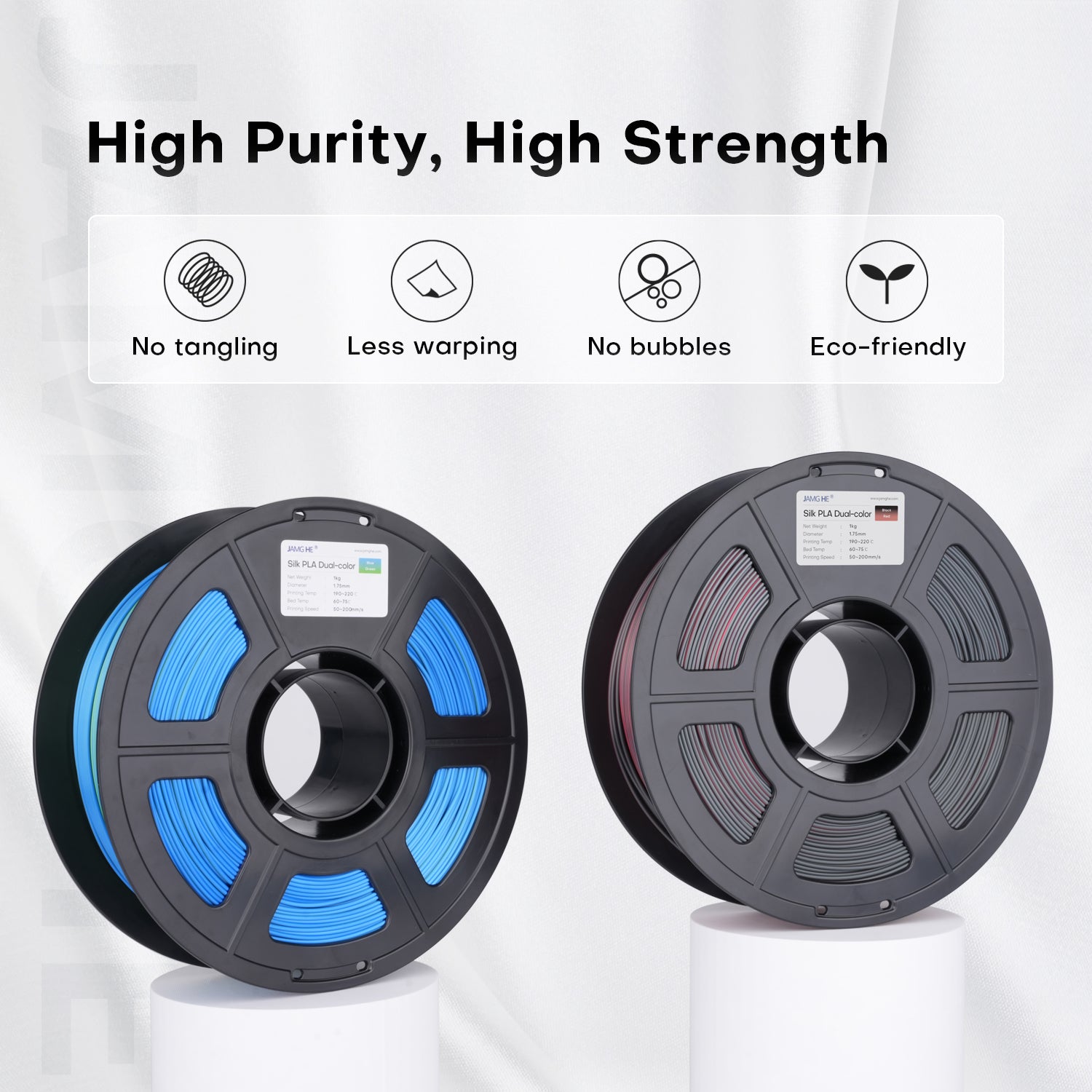 High Strength bobine pla multicolore