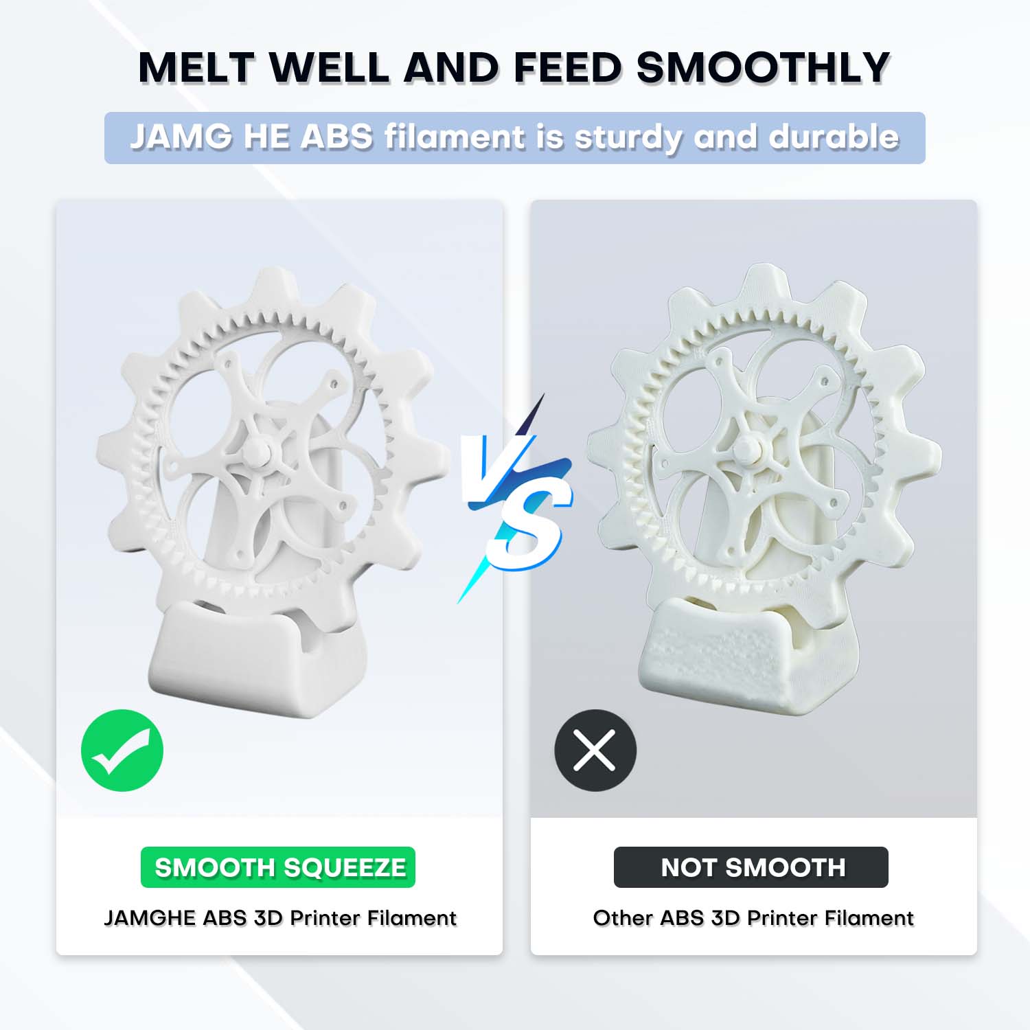 jamghe_abs_filament melt well and feed smoothly